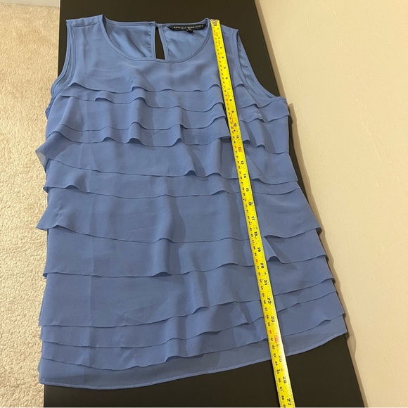 White House Black Market Sleeveless Ruffle Blouse - Picture 10 of 11